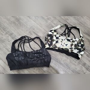 Victoria Secret Sport. Black and Geometric Sports Bras